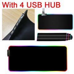 RGB Mouse Pad with Cable